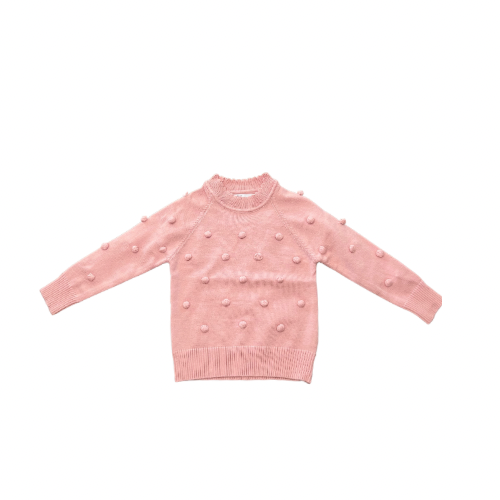 Pink Pom Pom Sweater